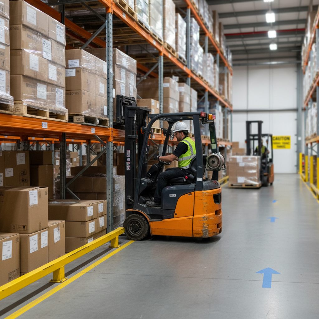 Premium Hybrid Flexible Impact Protection Beams for Enhanced Safety and Durability in Warehouses - side view | Barriers Co