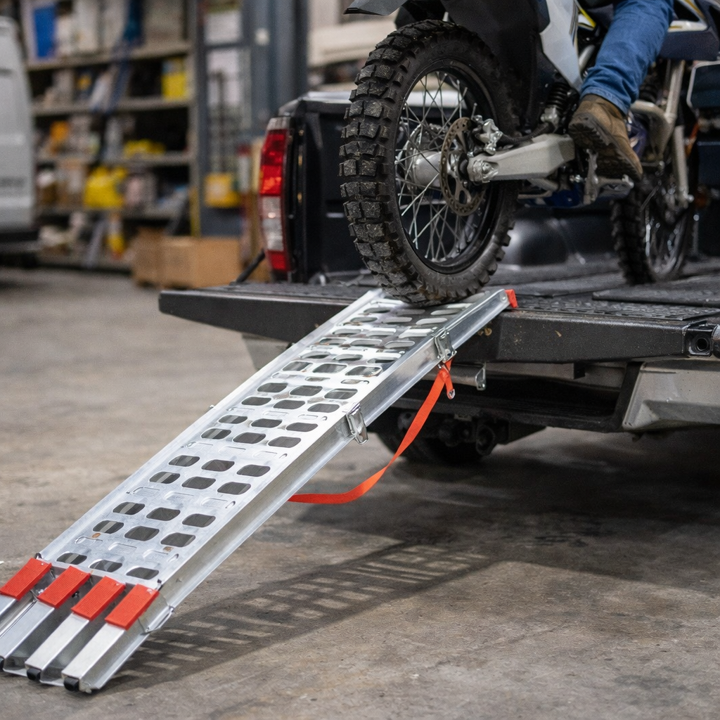 Motorcycle Loading Ramp – 1500mm x 285mm – Double Support – Vehicle Access