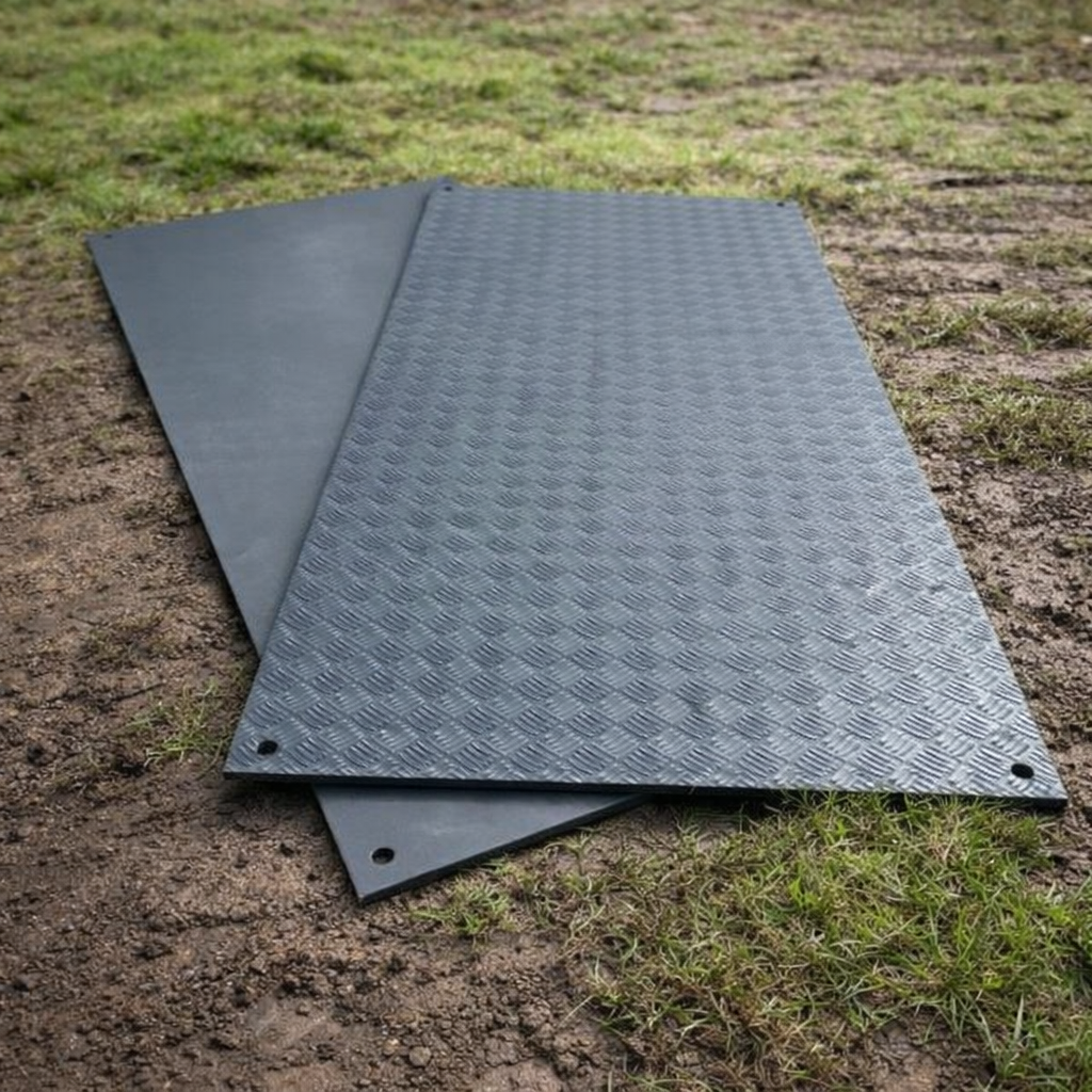 Ground Protection Mat – 1220mm x 2440mm – Recycled LDPE – Temporary Access