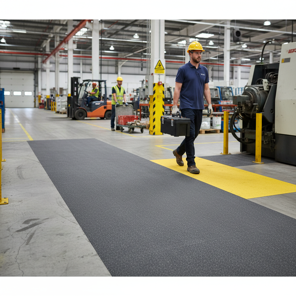 High-Performance Anti-Slip GRP Flat Sheet 4mm for Walkway Safety and Durability - High-Quality... - side view | Barriers Co