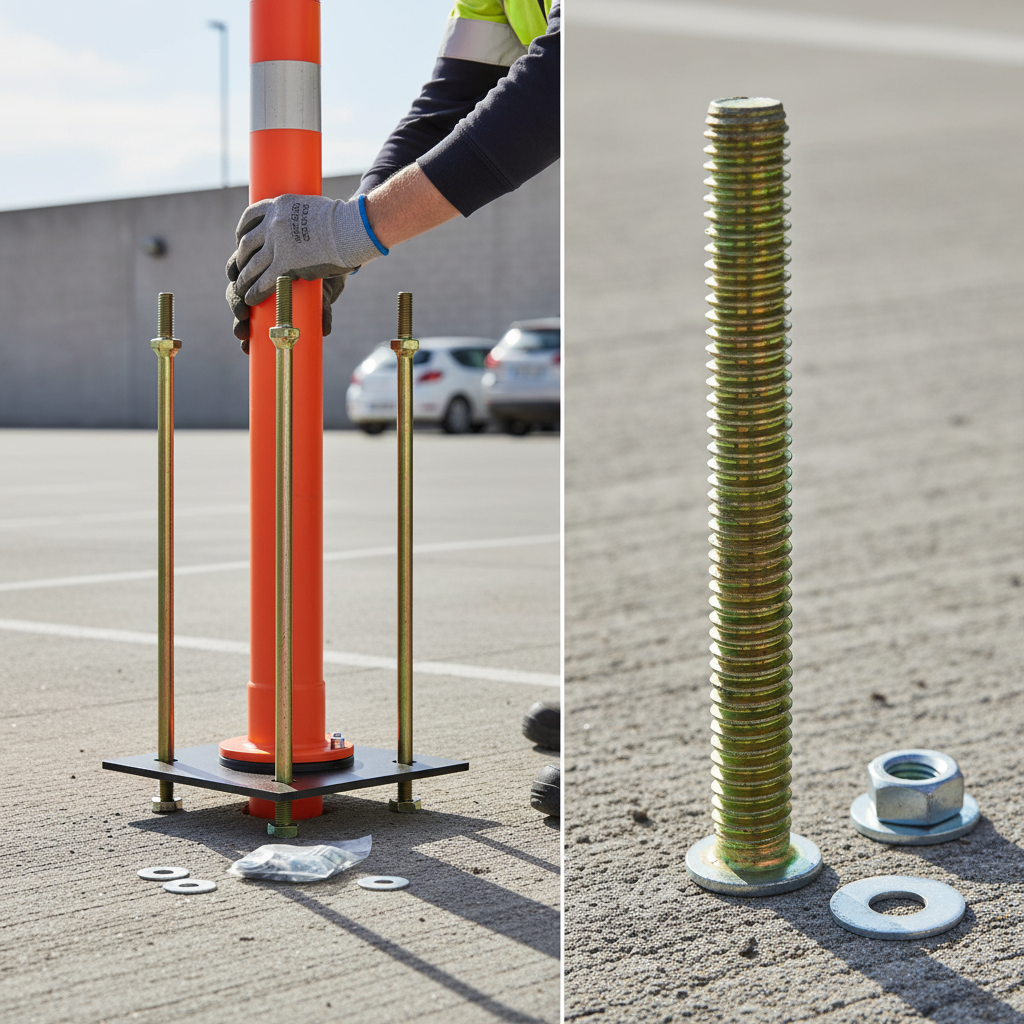 Premium Cast-In Fixing Kit for Delineators and Bollards - Secure Installation Method for Soft Ground