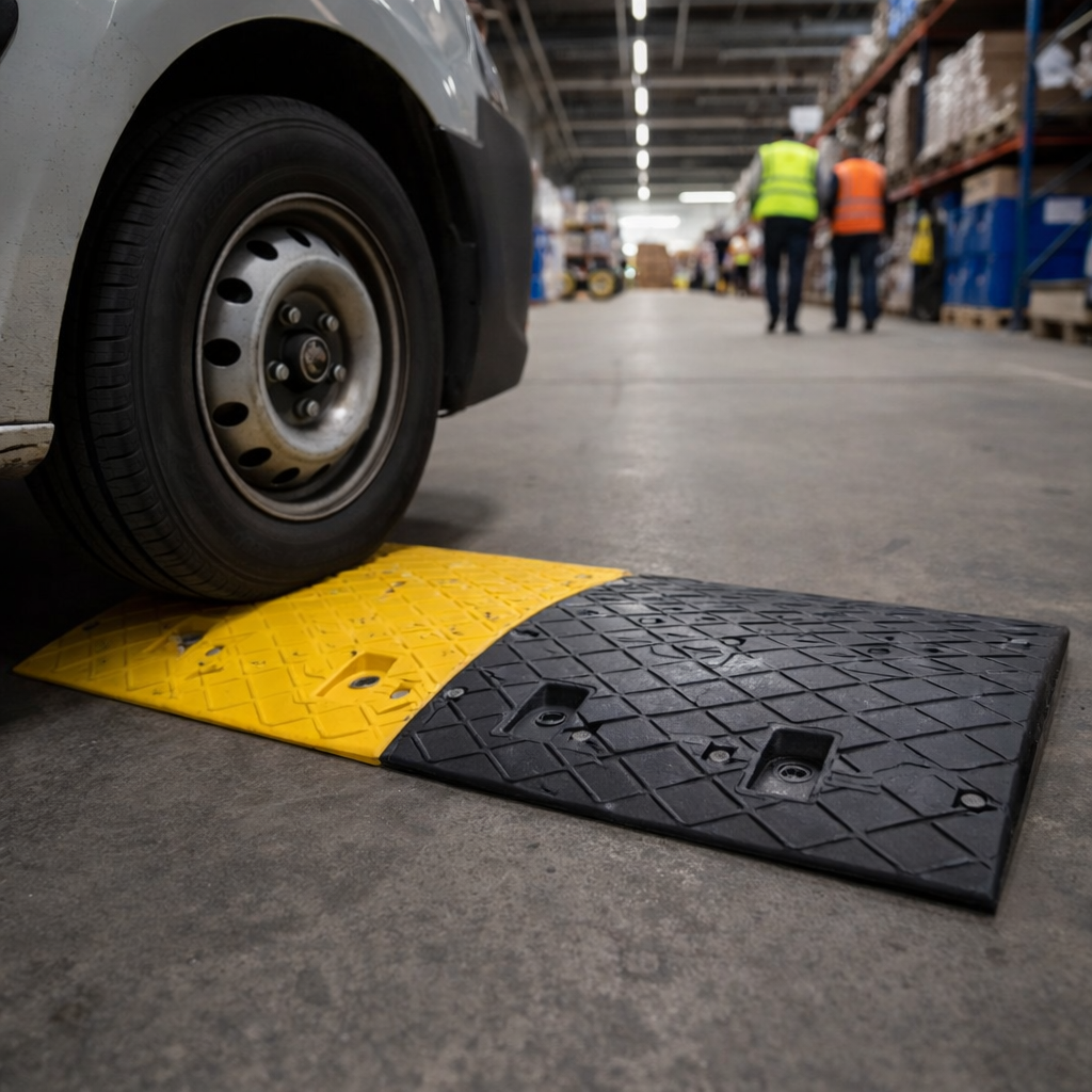 Heavy Duty Speed Bump – 1000mm x 450mm x 60mm – Steel Plate – Traffic Management
