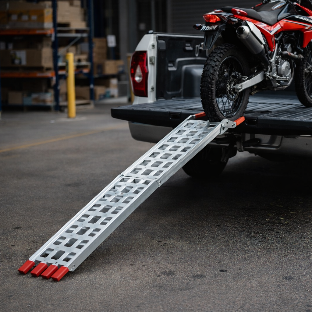 Motorbike Loading Ramp – 1500mm x 290mm – Heavy Duty – Motorcycle Access