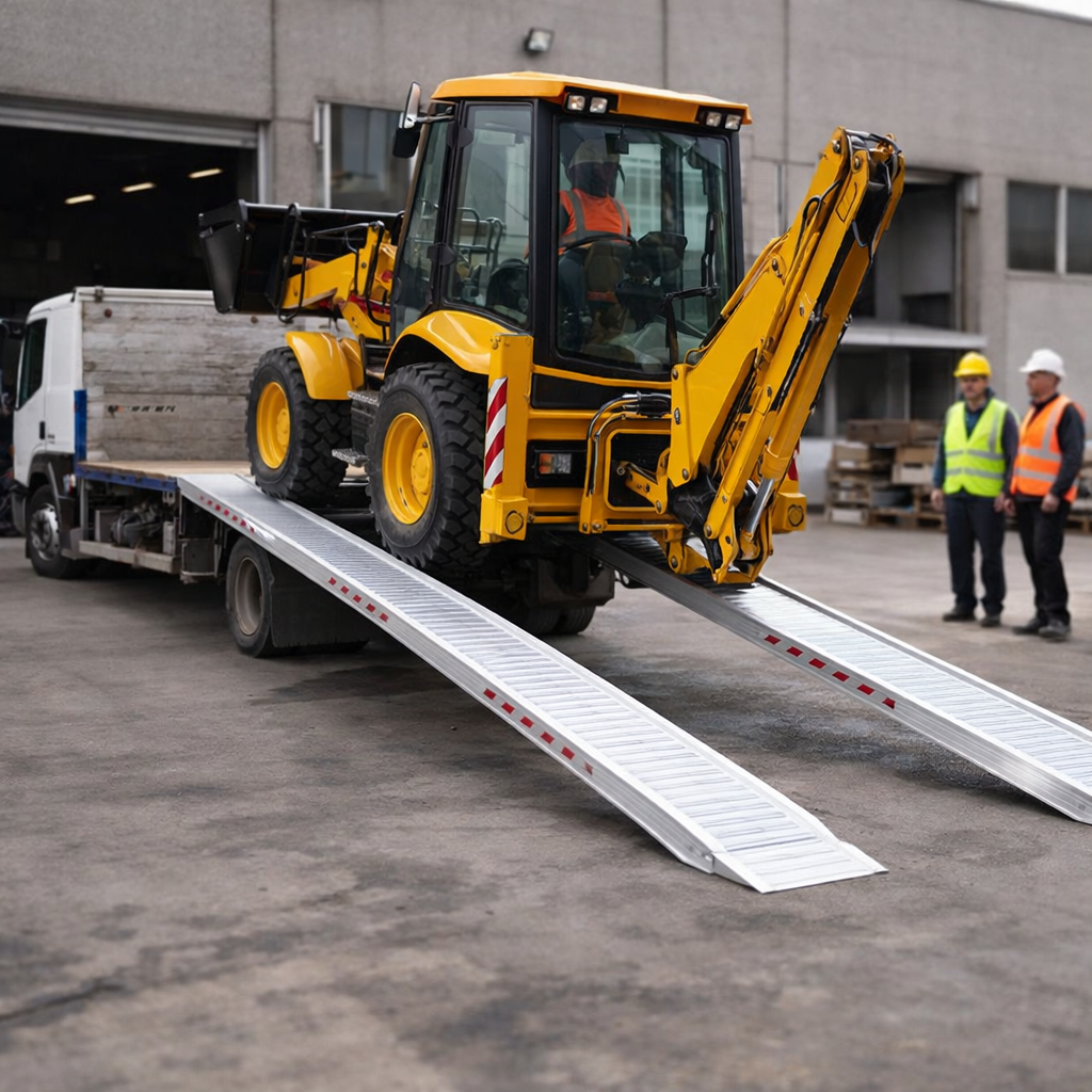Aluminium Loading Ramps – 4000mm x 460mm – 6320kg Capacity – Industrial Use