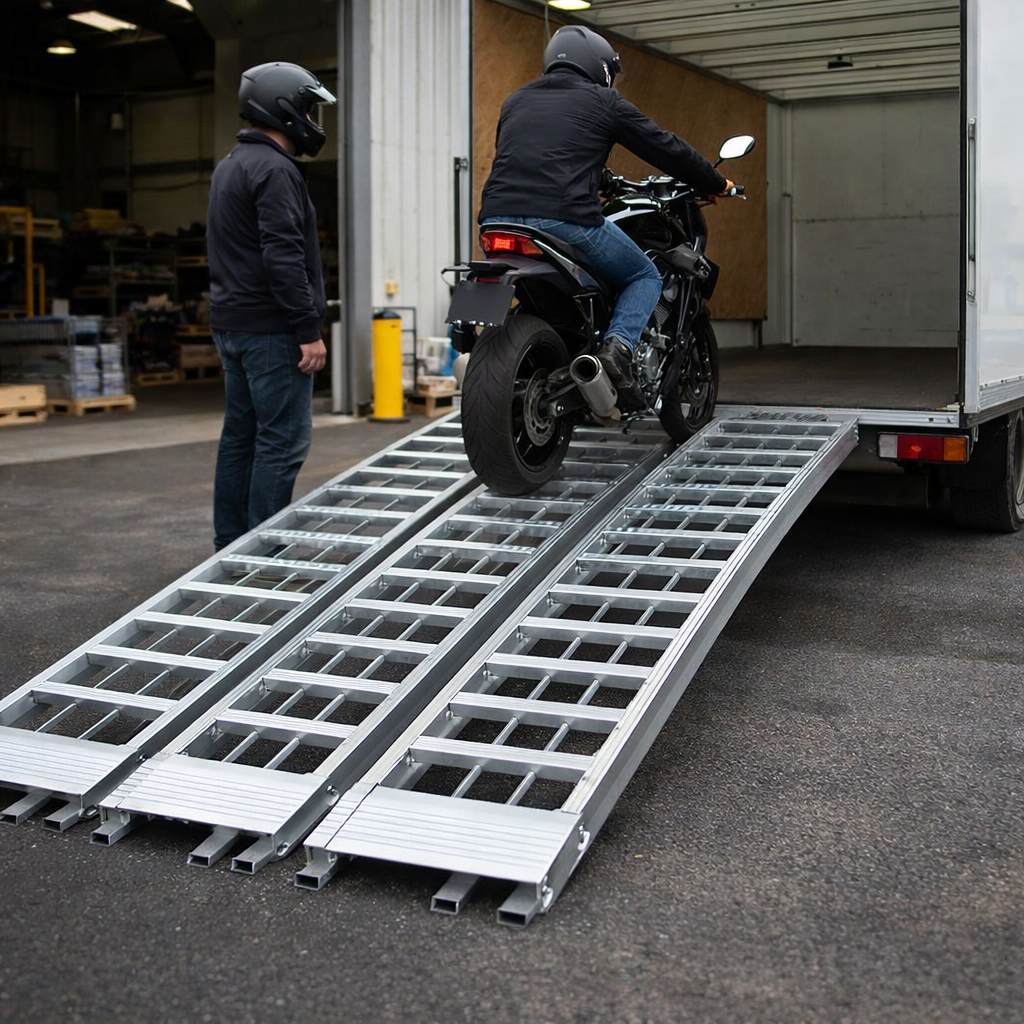 Extra Wide Motorcycle Ramp Kit – 2750mm Length – Heavy Duty – Commercial Use