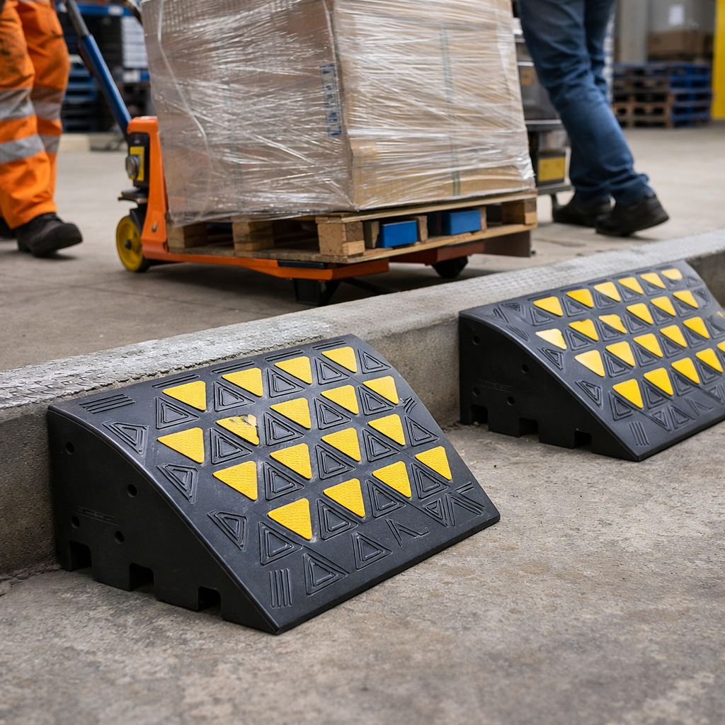 Rubber Kerb Ramp Kit – 200mm High – Heavy Duty – Vehicle Access