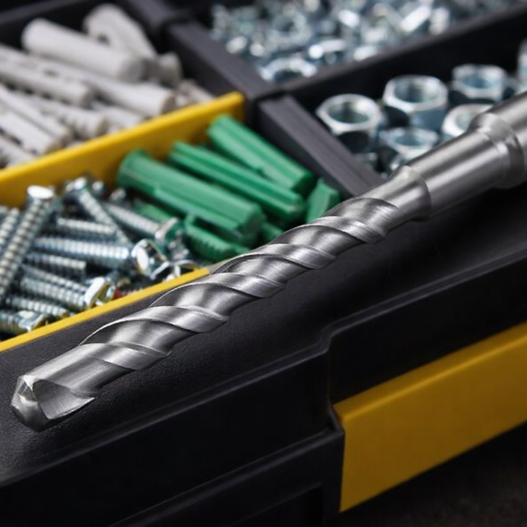 High-Performance Drill Bit – Black – Easy to Fit – For Fixing Kits