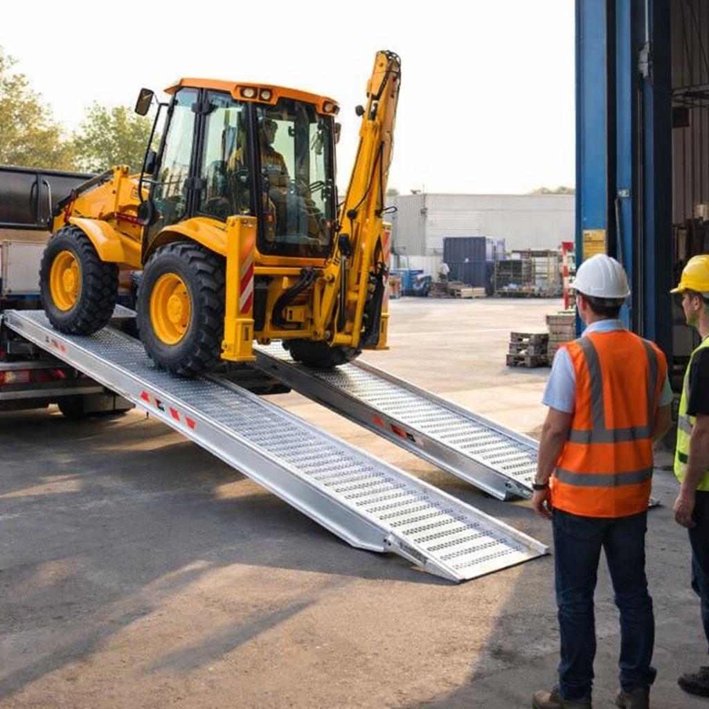 Aluminium Loading Ramps – Extra Wide – 9000kg Capacity – Industrial Use