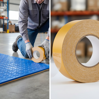 Premium Double-Sided Adhesive Tape for Forklift Matting - High-Performance Grip for Secure Placement
