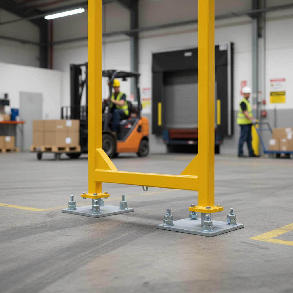 Premium Pre-installation Kit for Universal Swivel Height Restrictor - Complete Setup Solution... - side view | Barriers Co