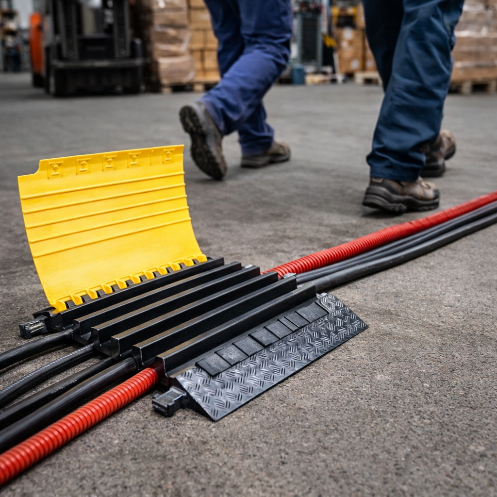 Cable Protector – 5 Channels – 5000kg Capacity – Indoor/Outdoor