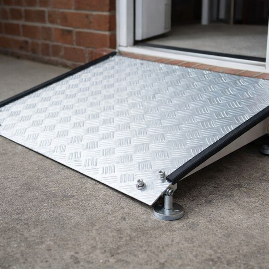 Adjustable Threshold Ramp – 2ft-8ft – 400kg Capacity – Wheelchair Access