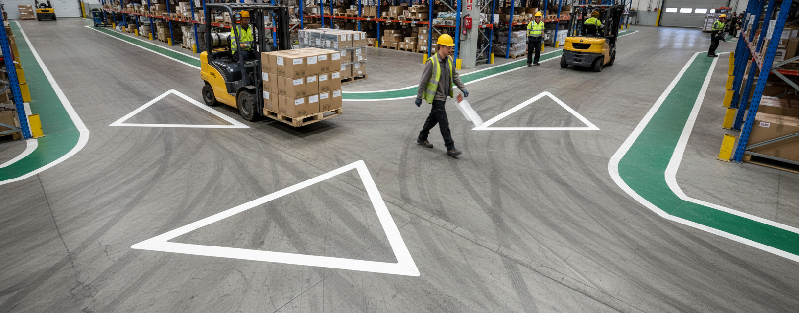 Premium Thermoplastic Yield Lines for Traffic Calming and Control - High Durability and Easy Application