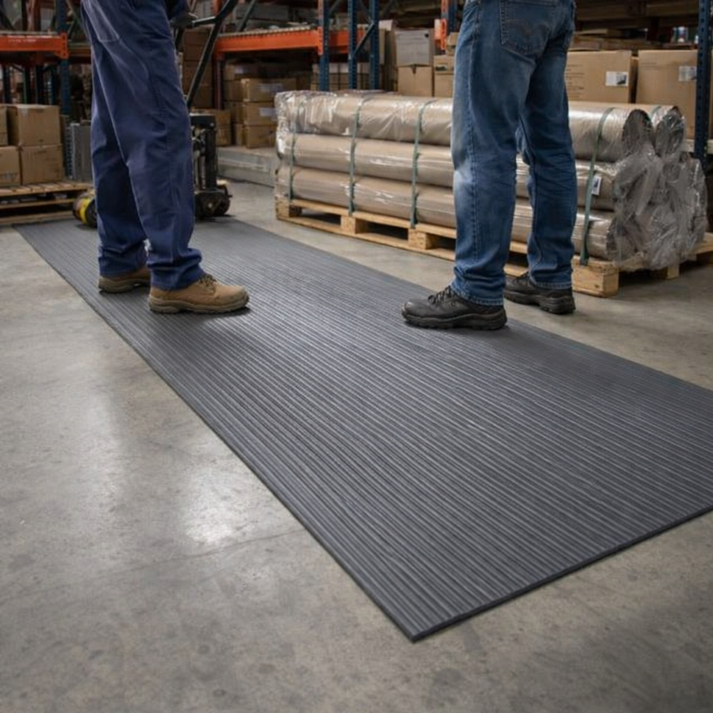 Anti-Fatigue Mat – Grey – 9.4mm Thick – Light Duty