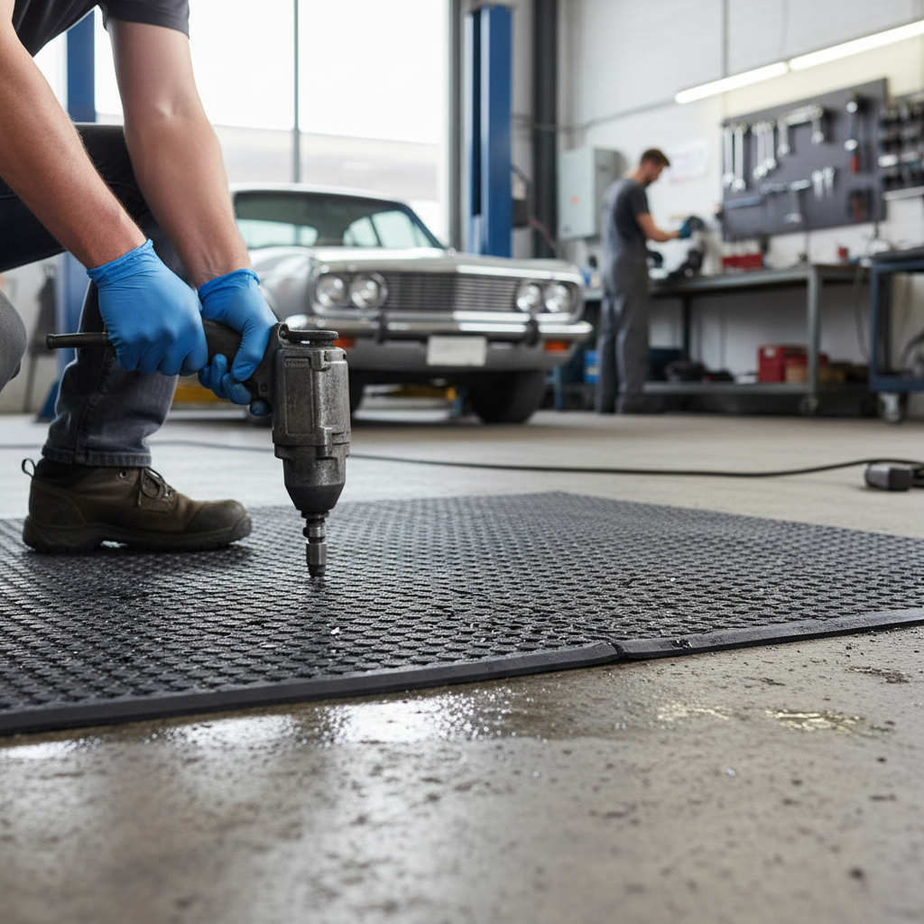 Premium Heavy Duty Multi-Purpose Anti-Slip Matting for Indoor and Outdoor Use with Drainage Design and High... | Barriers Co