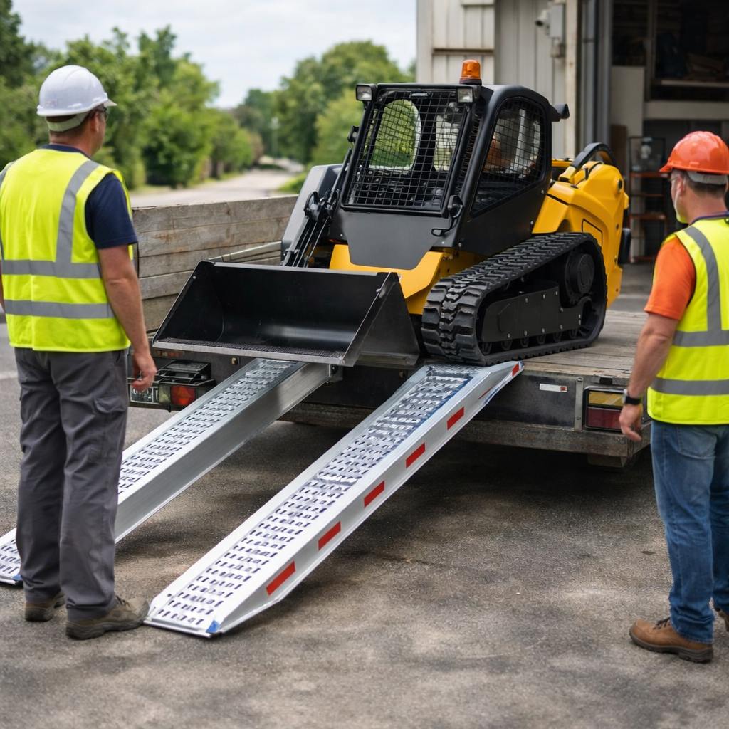 Aluminium Loading Ramps – 3000x580mm – 14000kg Capacity – Industrial Use
