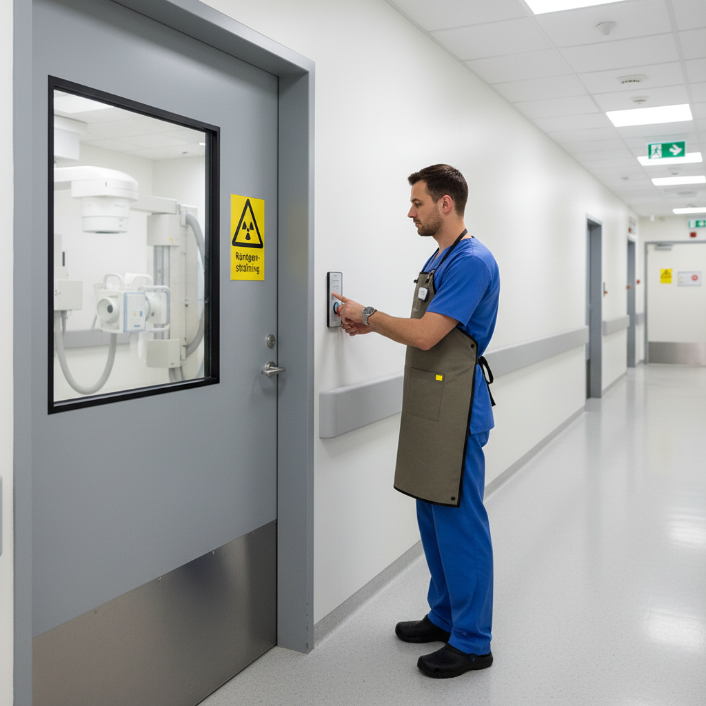 Premium Warning Sign for X-Ray Radiation - Durable PVC, Self-Adhesive, and Aluminum Options with High-Resolution Print