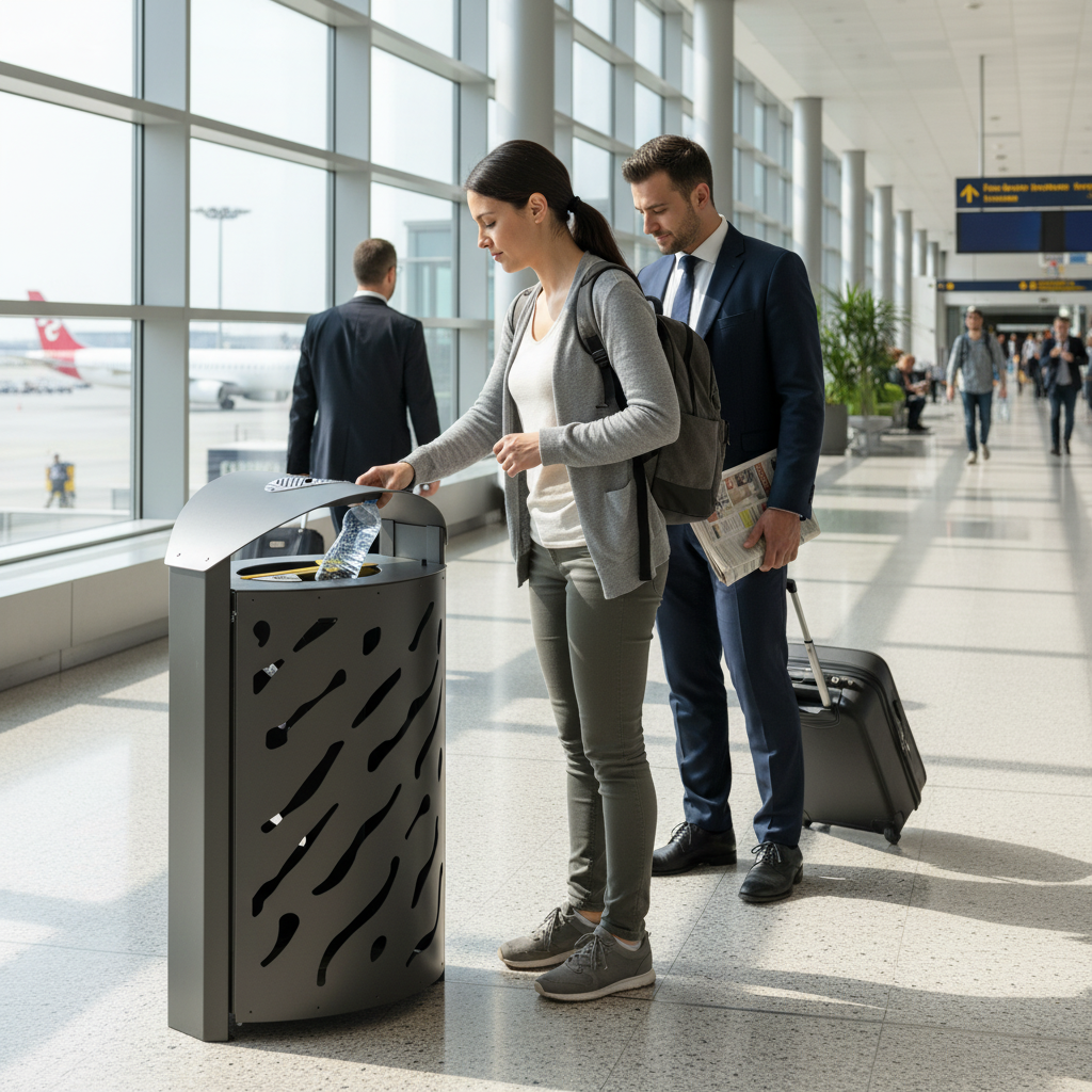 Premium Dual-Compartment Selective Sort Recycling Bin 2 x 60L with Custom Color Options for... - side view | Barriers Co