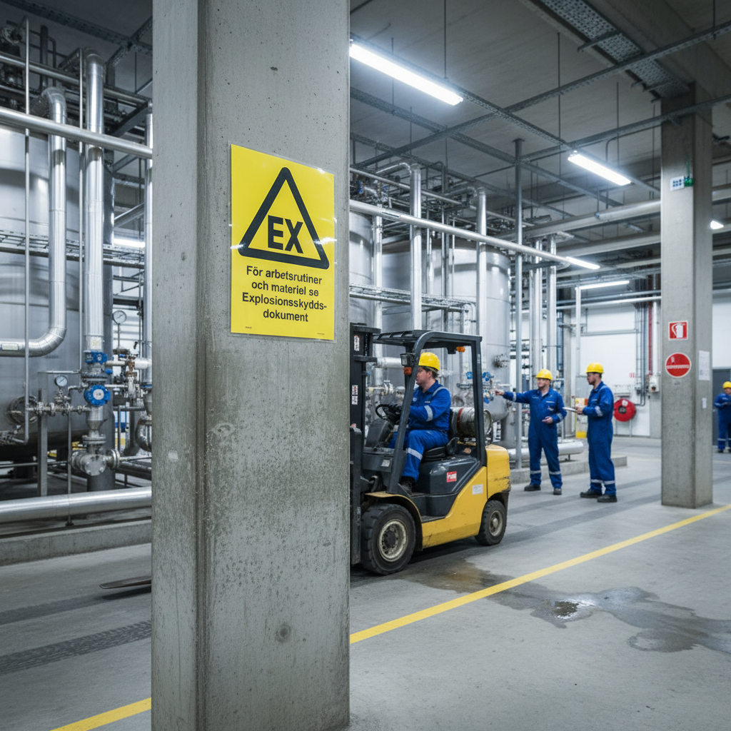 Premium Warning Sign for Work Procedures A4 - Various Materials and Sizes for Clear Marking