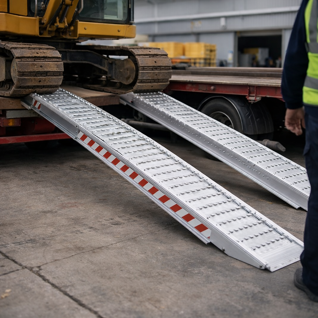 Heavy Duty Loading Ramps – 4000mm x 600mm – 19,000kg Capacity – Industrial Use