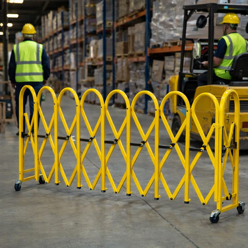 Extendable Safety Barrier – Expands to 2.1m – Heavy Duty – Commercial Use