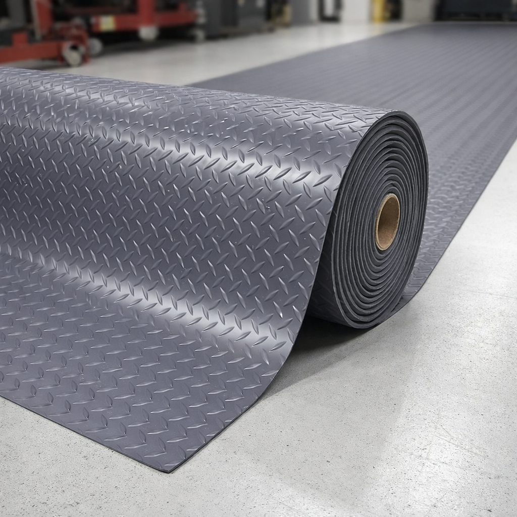 Anti-Fatigue Mat – Grey – 14mm Thick – Indoor Ergonomic Use