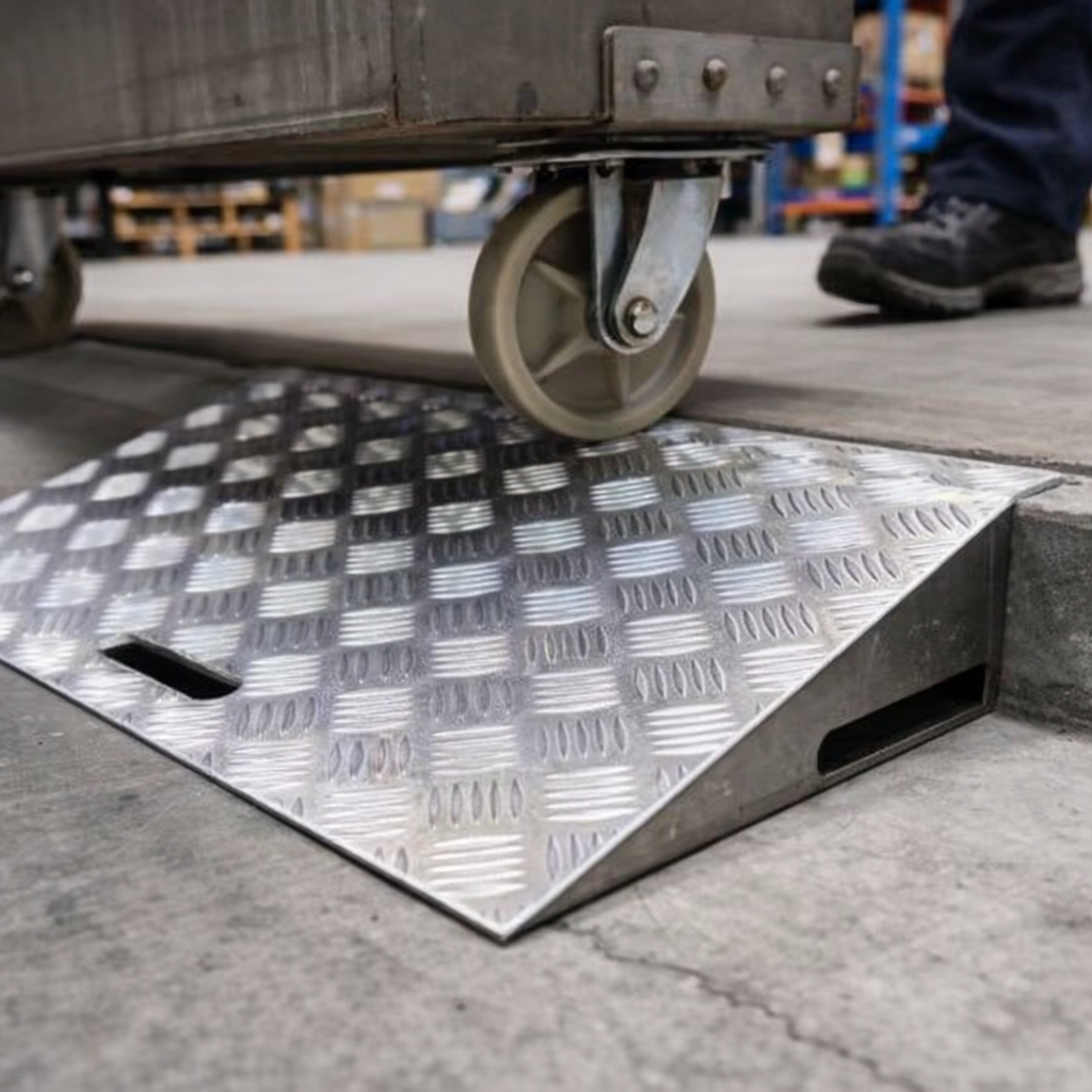 Aluminium Wedge Ramp – 10mm-50mm Height – 800kg Capacity – Professional Use