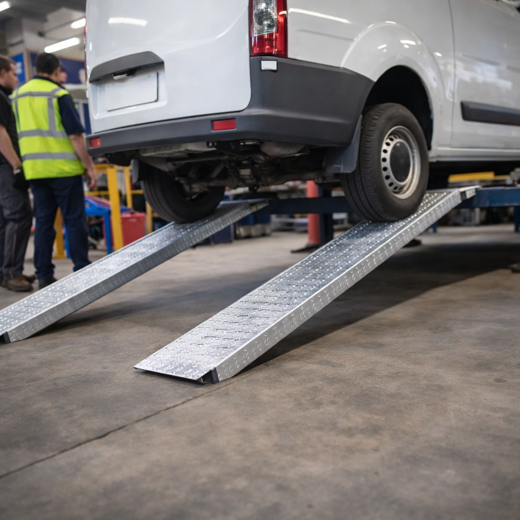 Car Ramps – 3500x415x40mm – 907kg Capacity – Vehicle Access