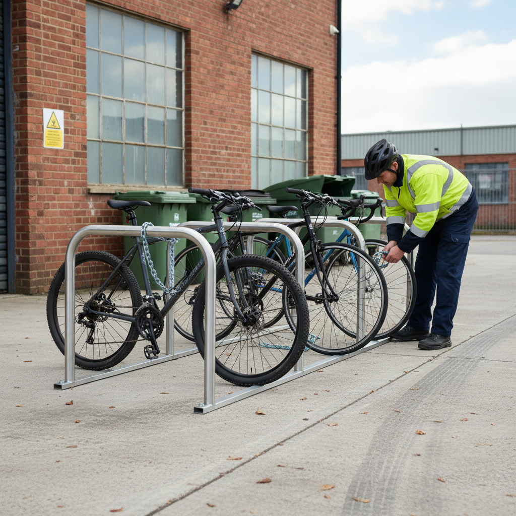 Premium Stainless Steel Sheffield Style Toast Rack Bike Stand for Easy Installation and Secure Bicycle Parking | Barriers Co