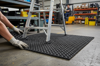 Premium Anti-Slip Rubber Mat for Heavy Duty Use - 1m Wide, 13mm Thick, Durable Construction for Wet and Dry Environments