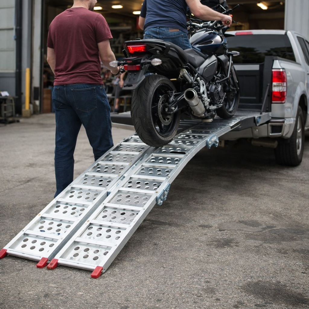 Tri-folding Motorcycle Ramp – 1985mm x 305mm – Heavy Duty – Mobility Use