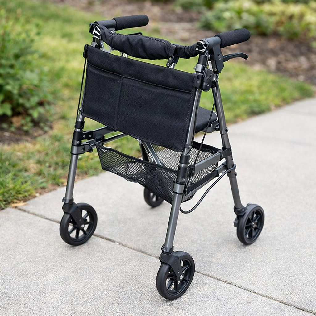 Folding Rollator – Lightweight 6.1kg – Indoor/Outdoor Use