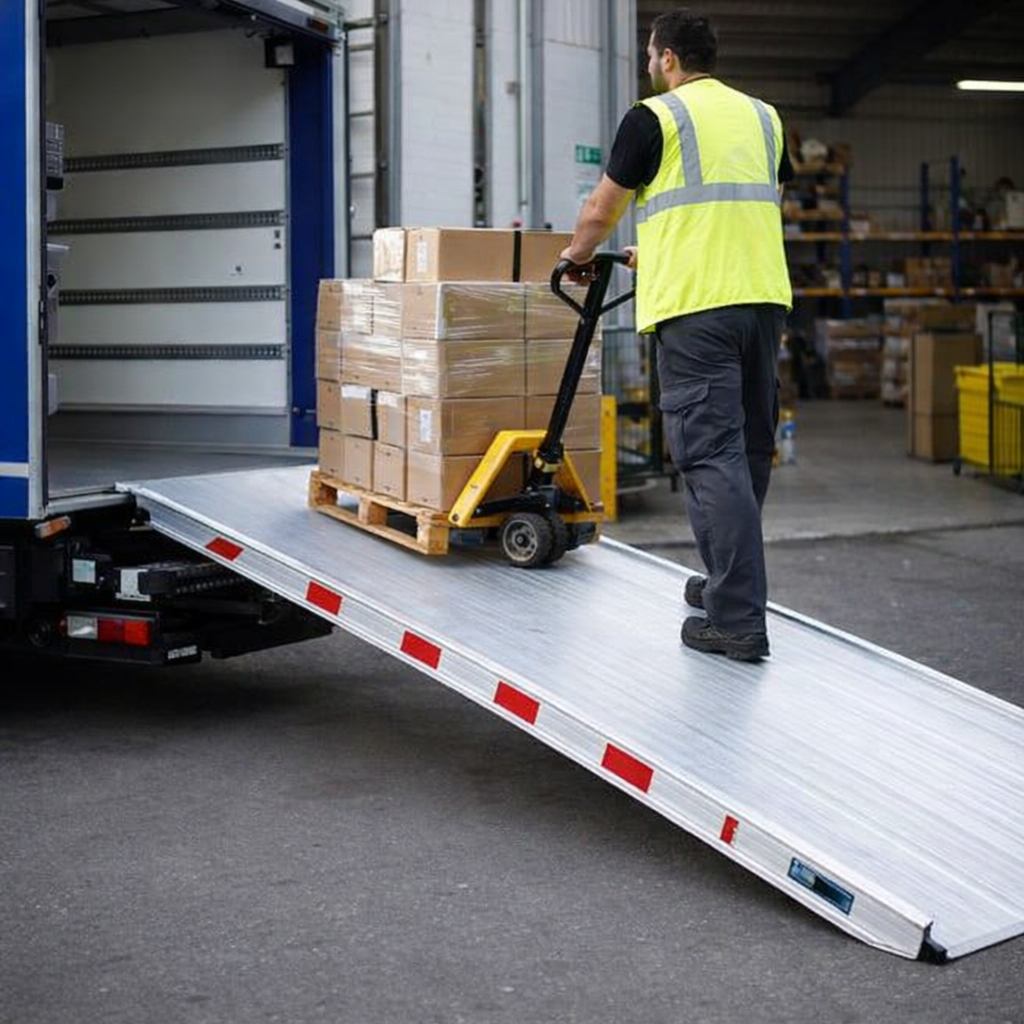 Heavy Duty Truck Ramp – 1000mm Wide – 1000/2000kg Capacity – Commercial Use