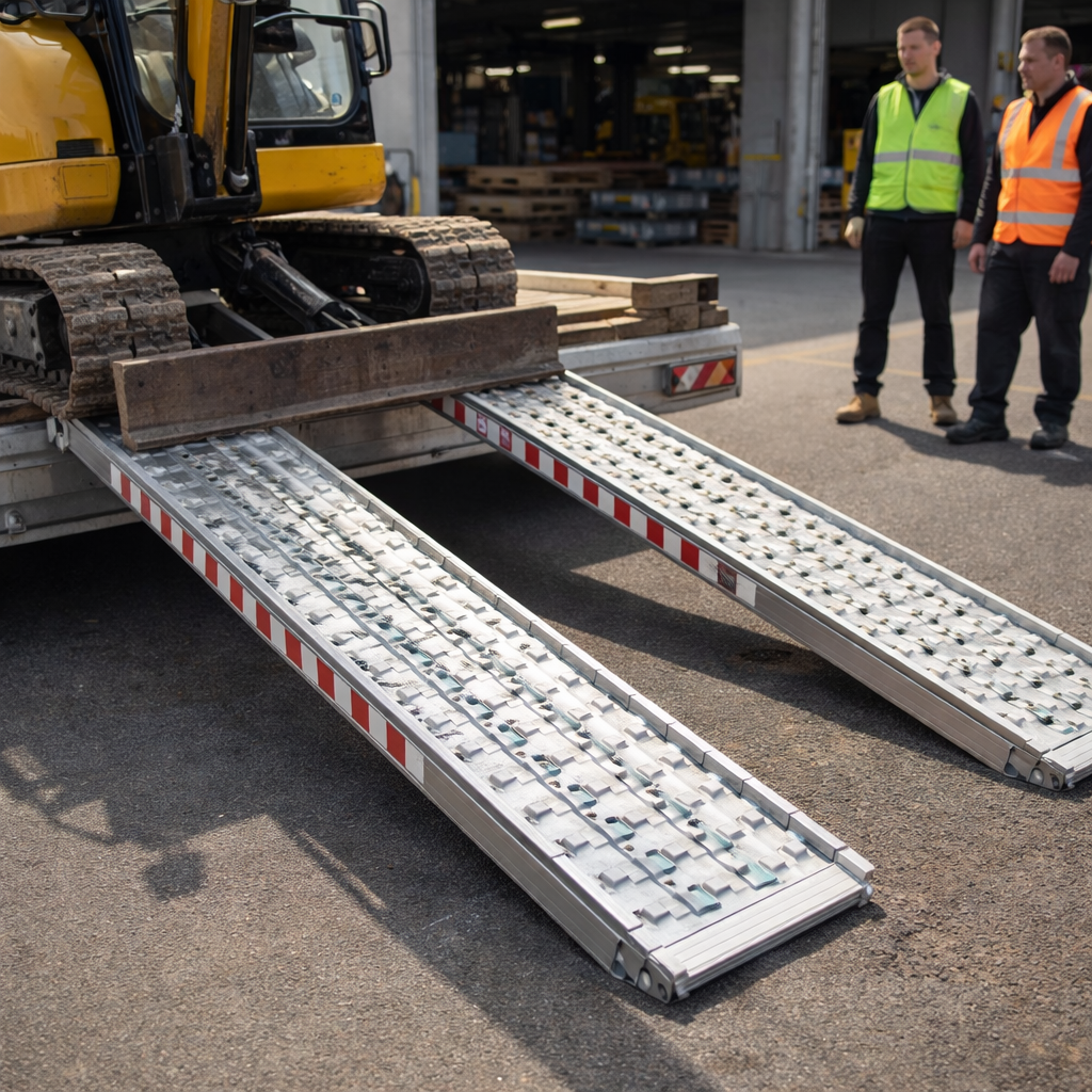 Heavy Duty Loading Ramps – 2000mm x 450mm – 40,000kg Capacity – Industrial Use