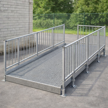 Modular Kit with Platform and Handrails – 1500mm x 2700mm – Wheelchair Access