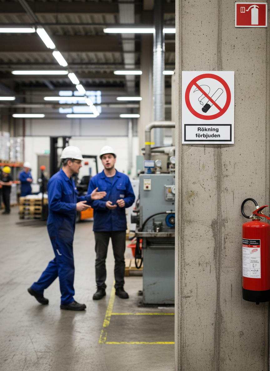 Premium Prohibition Sign - No Smoking, Available in Multiple Materials and Sizes for Clear Workplace Safety