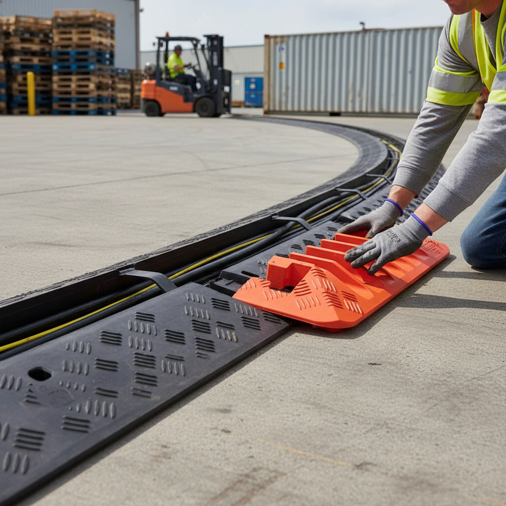 Premium Heavy Duty End Caps for 5 Channel Cable Protector - Neatly Finish Cable Runs