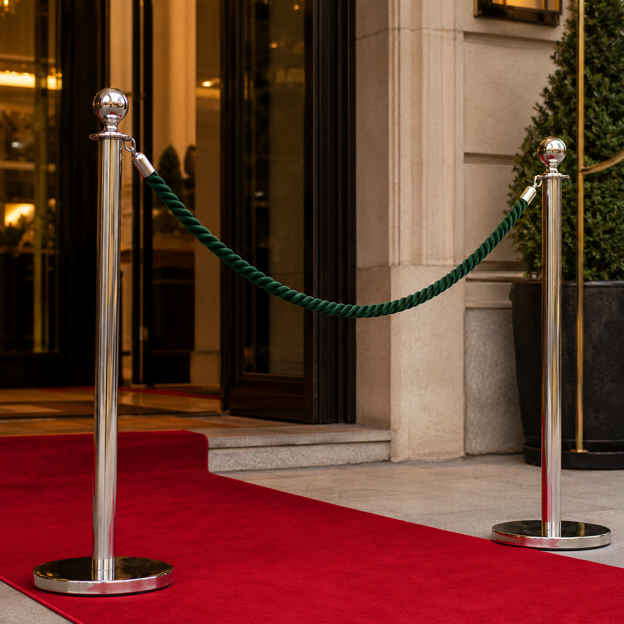 Premium Polypropylene Barrier Rope with Snap Ends for Event Management
