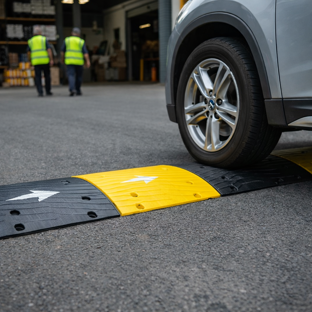 Speed Bump Kit – 6.5M Black – Includes Fixings – Road Safety