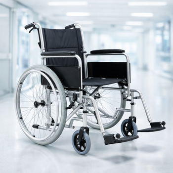 Self-Propelled Wheelchair – Aluminium – 115kg Capacity – Folding