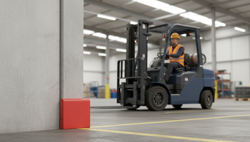 Premium Heavy Duty Wall Protection Element - Impact-Resistant HDPE with Self-Adhesive Backing for High-Traffic Areas
