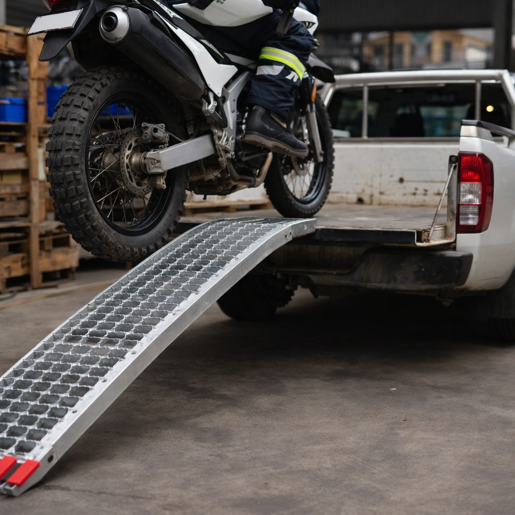 Mesh Motorbike Ramp – 2260mm x 285mm – Heavy Duty – Outdoor Use