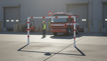 Premium Fixed Height Restriction Barrier 3000-6000 mm - Hot-Dip Galvanized Steel for Permanent Installation