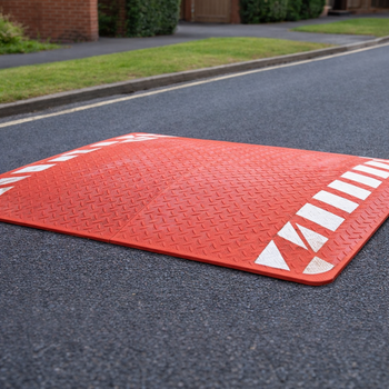 Speed Cushion – Red – 2000mm x 1800mm x 65mm – Traffic Control