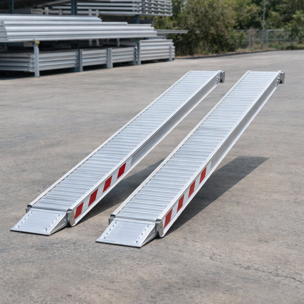 Aluminium Loading Ramps – 3000x300mm – 1330kg Capacity – Plant & Mower