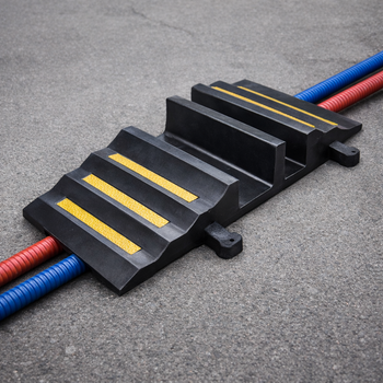 Hose Protector – 2 Channels 70mm x 90mm – Heavy Duty – Cable Protection