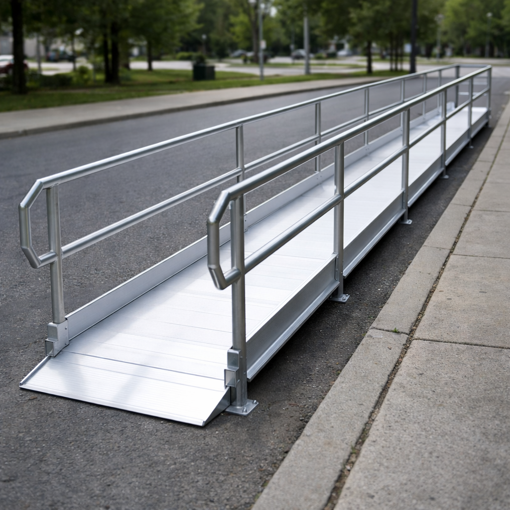 Pedestrian Ramp 5790mm L x 1000mm W – 400kg Capacity