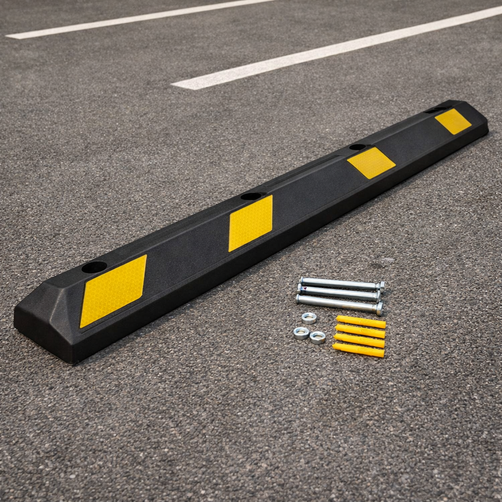 Wheel Stop Kit – 1830mm – Fixings Included – Parking Safety