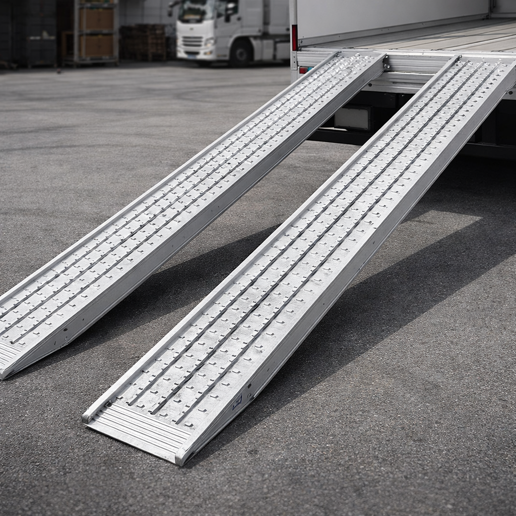 Aluminium Loading Ramps – 5000mm x 520mm – Heavy Duty – Industrial Use