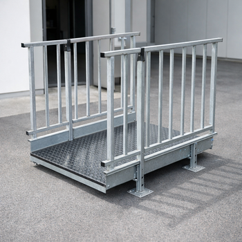 Modular Ramp Kit – 1100mm x 1360mm – Balustrade Handrails – Portable